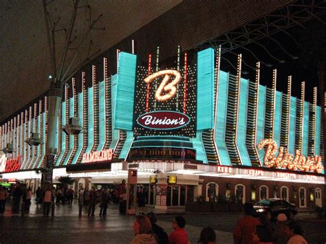 Binion's gambling hall - The hotel was eventually acquired by Benny Binion and was the place to stay for many Hollywood movie stars like Clark Gable, Humphrey Bogart and Lucille Ball. It was also the first in Las Vegas with an electrically operated elevator, fully carpeted casino and made poker a mainstream casino game.